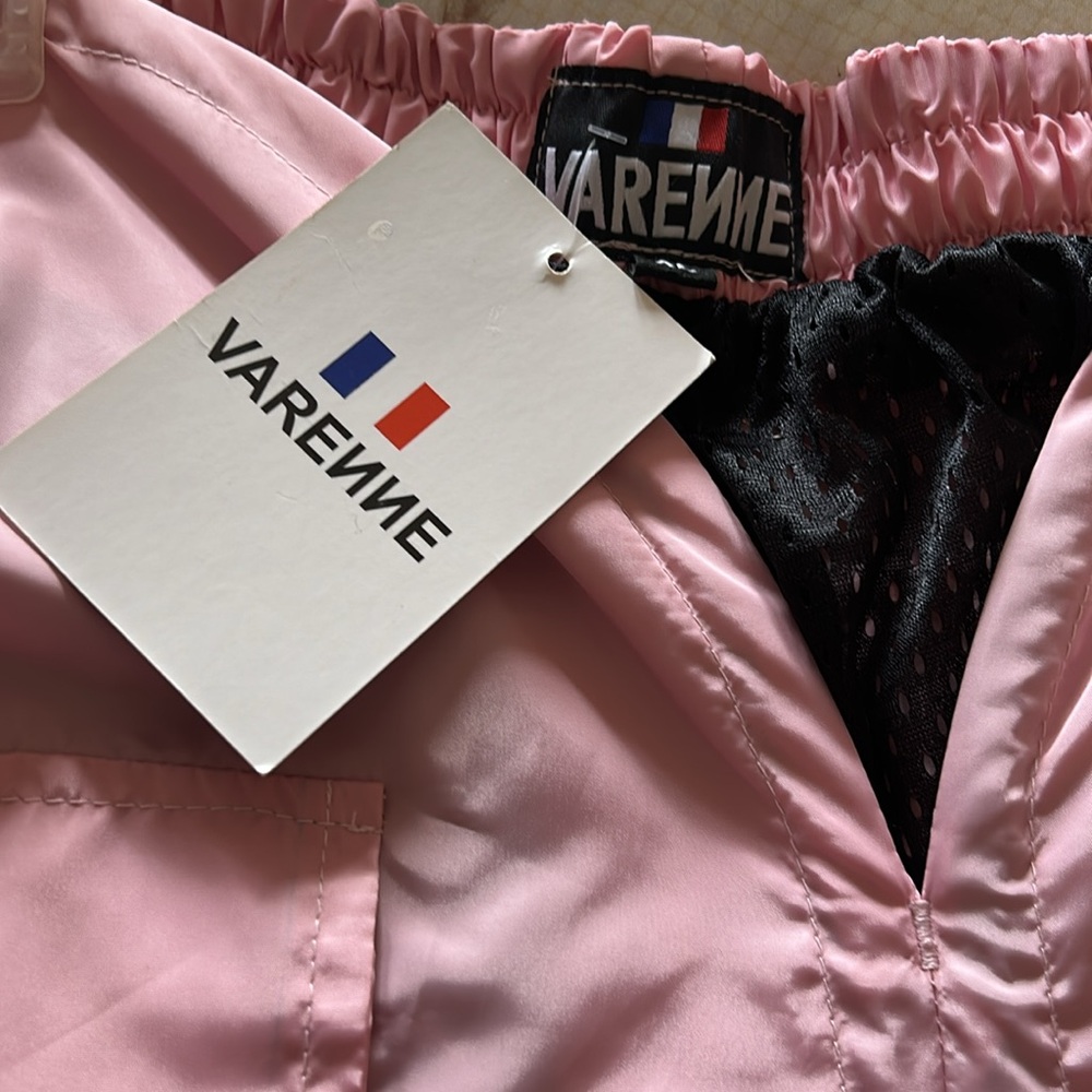 Varenne V cut rose pink cargo pants parachute waterproof size XL  NEW … - Picture 6 of 7